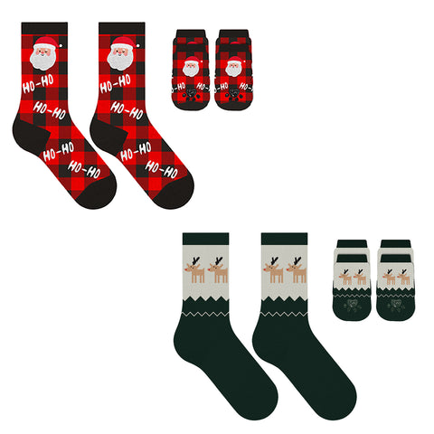 2-Pack: Christmas Matching Pet and Owner Fun Socks Pet Lover Gifts