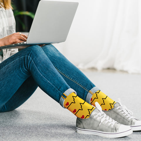 XTF Medical Print Knee-High Compression Socks