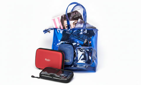 Portable Speaker Pouch and Waterproof Tote Options for Phone, Tablet and Travel