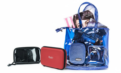 Portable Speaker Pouch and Waterproof Tote Options for Phone, Tablet and Travel