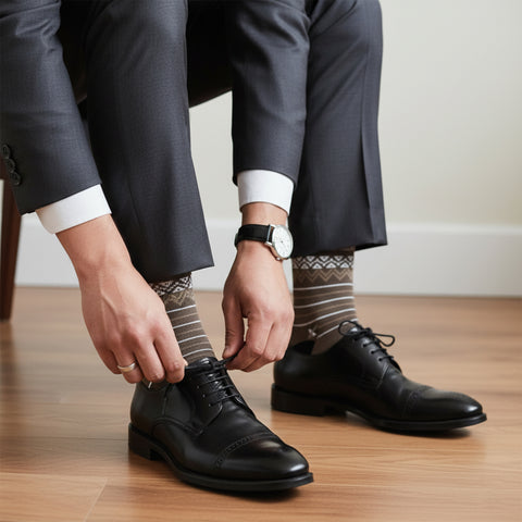 3-Pack: Premium Merino Wool Compression Boot Socks - Designed for Winter, Hiking, Camping, Snowboarding, Skiing