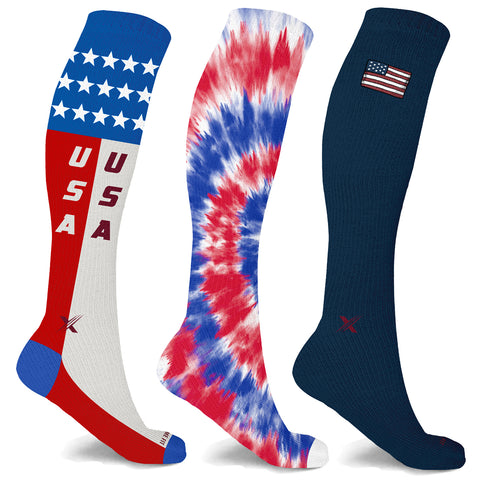 3-Pack: X Elite Premium Compression Socks