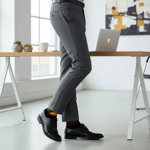 3-Pack: Crew Length Art Inspired Cotton Blend Socks for Men & Women