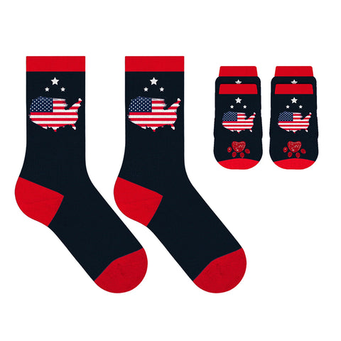 3-Pack: Novelty Matching Pet and Owner Fun Socks Pet Lover Gifts
