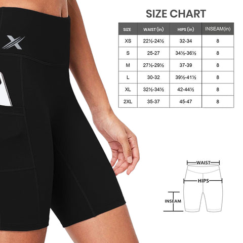 Women's High Waist Breathable Training Running Performance Yoga Shorts (3-Pack)