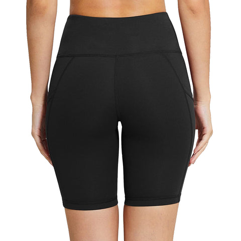 Women's High Waist Breathable Training Running Performance Yoga Shorts (3-Pack)