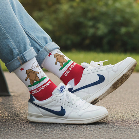 3-Pack: Unisex Cotton City Theme Socks – Comfortable Breathable Everyday Dress Socks