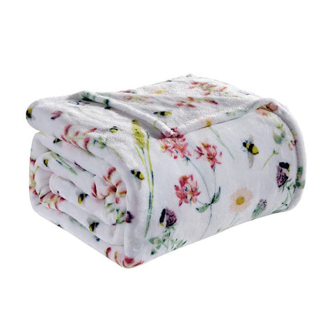 Ultra-Soft Lightweight Printed Bed Blanket – All-Season Microfiber Throw – Queen and King Sizes – Stylish and Comfortable Bedding for Home Use