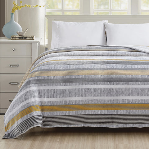 Ultra-Soft Lightweight Printed Bed Blanket – All-Season Microfiber Throw – Queen and King Sizes – Stylish and Comfortable Bedding for Home Use