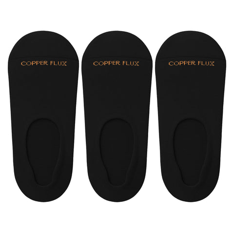 Copper Infused No Show Socks – Soft Everyday Comfort For All-Day Wear (3-Pairs)