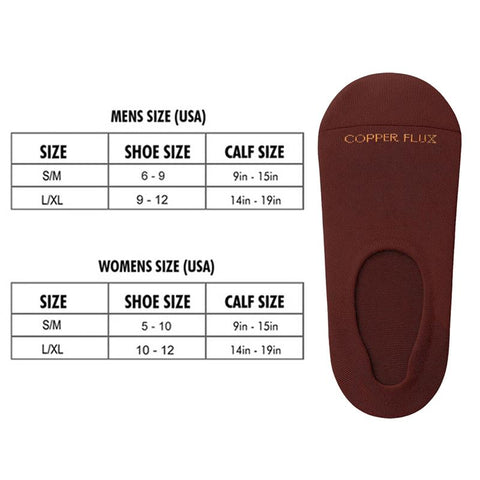 Copper Infused No Show Socks – Soft Everyday Comfort For All-Day Wear (3-Pairs)