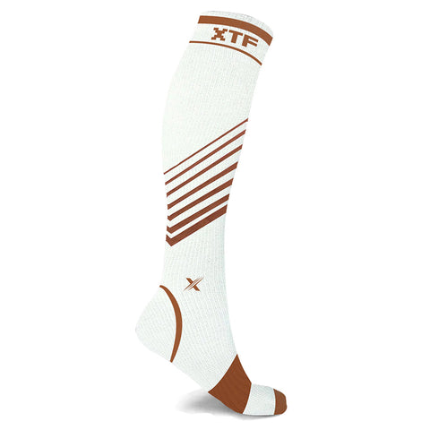 Copper Compression Striped Knee High Socks (1-Pair)