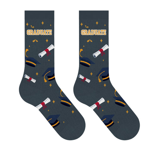 Greeting Cards with Fun and Expressive Crew Length Novelty Socks