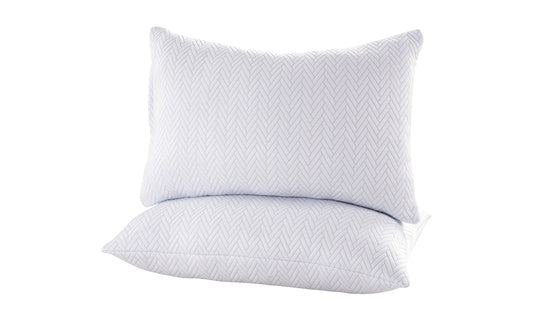 2-Pack: Adjustable Cooling Pillows Side Stomach and Back Sleepers with Washable Cover