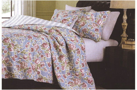 3-Piece: All Seasons Cotton Premium Collection Quilt Sets