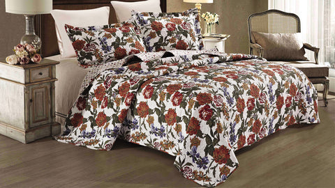 3-Piece: All Seasons Cotton Premium Collection Quilt Sets