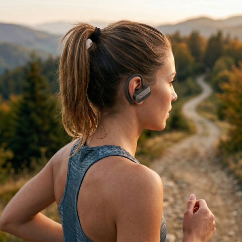 Wireless Earbuds – Secure-Fit Bluetooth Sport Earbuds with Ear Hooks & HD Stereo Sound
