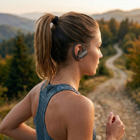 Sport X2 True Wireless Earbuds – Secure-Fit Bluetooth Sport Earbuds with Ear Hooks & HD Stereo Sound