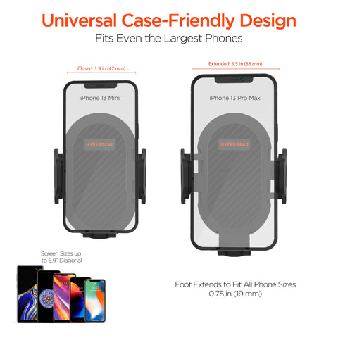 Cup Holder Flex Universal Phone Mount Hands-Free Vehicle Mount with Flexible Gooseneck & Expandable Base