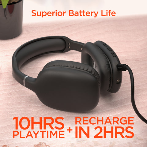 Wireless Over-Ear Headphones – Bluetooth Headphones with HD Stereo Sound, Dynamic Bass & Memory Foam Ear Cushions