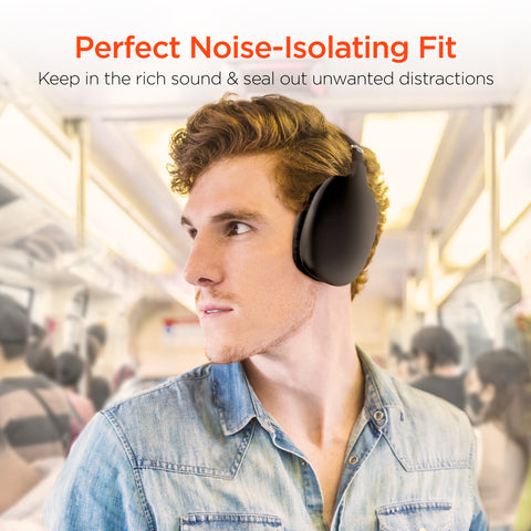 Wireless Over-Ear Headphones – Bluetooth Headphones with HD Stereo Sound, Dynamic Bass & Memory Foam Ear Cushions