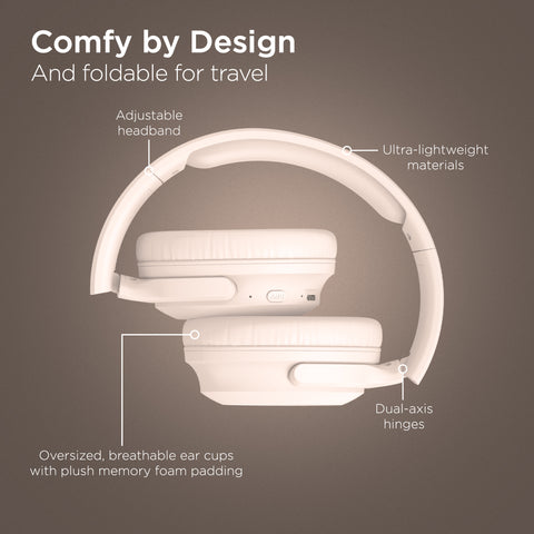 Stealth2 ANC Wireless Noise-Cancelling Over-the-Ear Headphones | Bone
