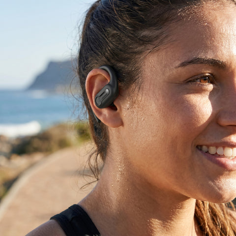 AeroFlex 360 Open-Ear True Wireless Earbuds | Black