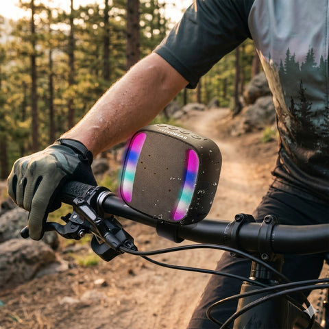 Spin Cycle LED Wireless Bike Speaker | Black