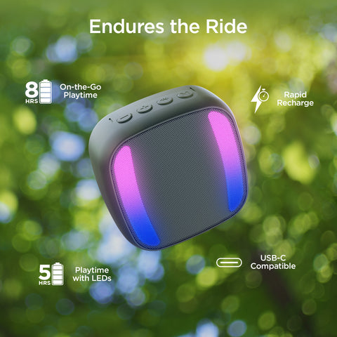 Spin Cycle LED Wireless Bike Speaker | Black