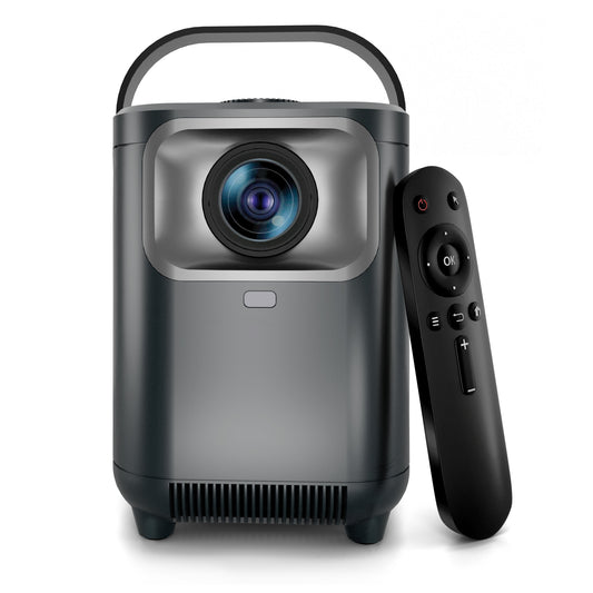 Portable Mini Projector – 720P HD Smart Projector with Wi-Fi, Streaming Apps & Up to 200" Display
