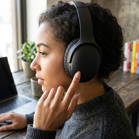 2-in-1 Wireless Headphones + Speaker | Black