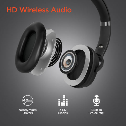 2-in-1 Wireless Headphones + Speaker | Black