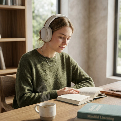 2-in-1 Wireless Headphones + Speaker | White