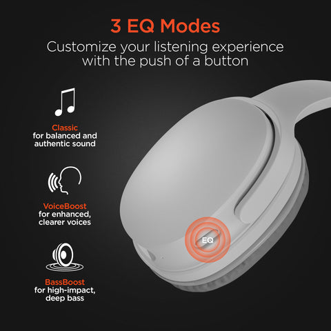 2-in-1 Wireless Headphones + Speaker | White