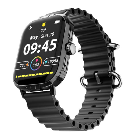 FIT X2 Smartwatch & Fitness Tracker – 2" Large Display with Heart Rate, SpO2, Sleep Tracking & 100+ Sports Modes
