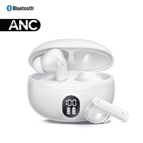 Active Noise Cancelling True Wireless Earbuds | White
