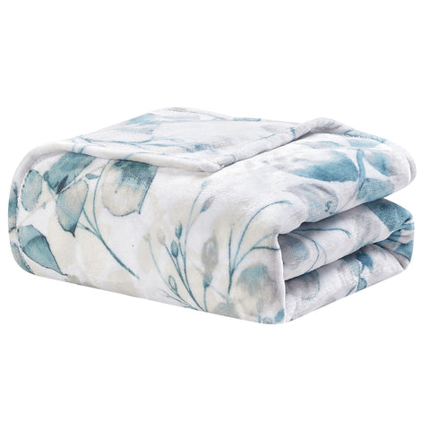Ultra-Soft Lightweight Printed Bed Blanket – All-Season Microfiber Throw – Queen and King Sizes – Stylish and Comfortable Bedding for Home Use