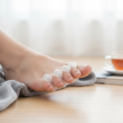 Gel Toe Separators and Spreaders – Reusable Toe Alignment & Foot Pain Relief Cushions for Bunions, Hammer Toes & Everyday Comfort