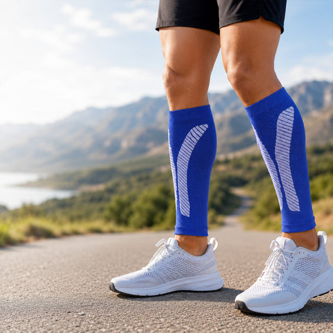 Xtreme Gear Calf Compression Sleeves | 2-Pack 20–30 mmHg Graduated Compression Sleeves for Performance, Recovery & Everyday Support
