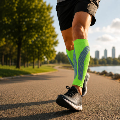 Xtreme Gear Calf Compression Sleeves | 2-Pack 20–30 mmHg Graduated Compression Sleeves for Performance, Recovery & Everyday Support