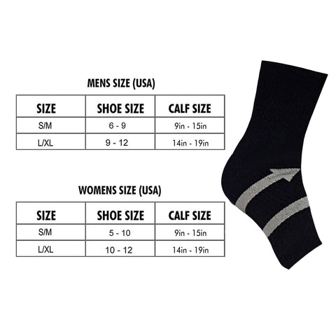 3-Pairs 360° Full Pressure Open Toe Compression Socks Unisex Compression Foot Sleeves with Arch Support | 10–20 mmHg Compression