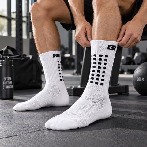 Graduated Compression Crew Socks, 3 Pairs – 10–20 mmHg Support, Small/Medium