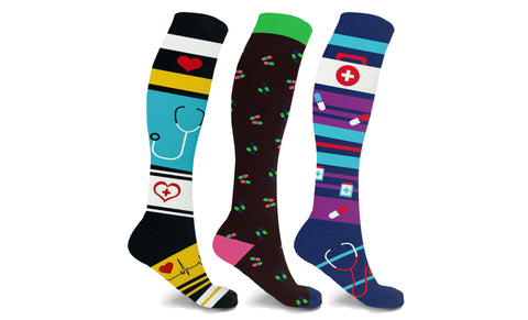 3-Pairs : High Energy Expressive Compression Socks