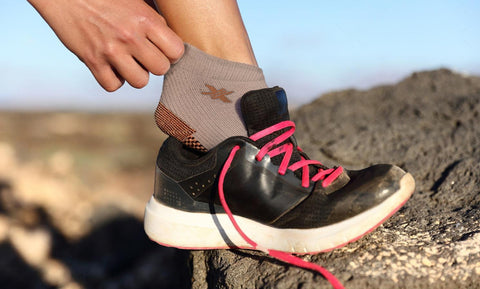 3-Pairs: High Performance Copper-Infused Ankle Compression Socks