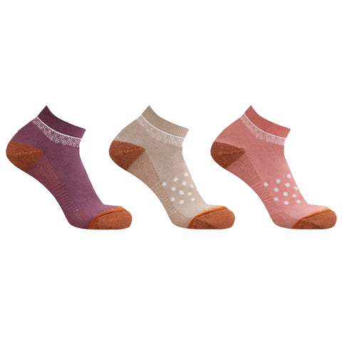 3-Pairs Copper-Infused Ankle Compression Socks – Lightweight Support Socks for Circulation, Swelling & Everyday Comfort