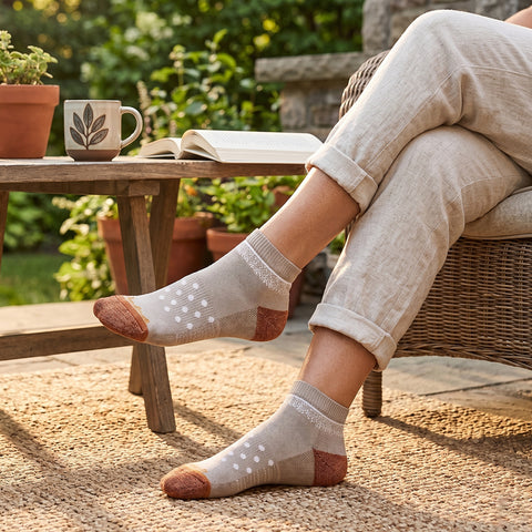 3-Pairs Copper-Infused Ankle Compression Socks – Lightweight Support Socks for Circulation, Swelling & Everyday Comfort