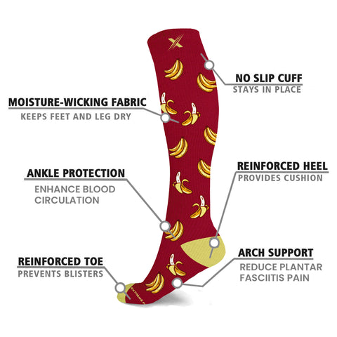 Unisex Fun and Expressive Compression Socks (3-Pairs)