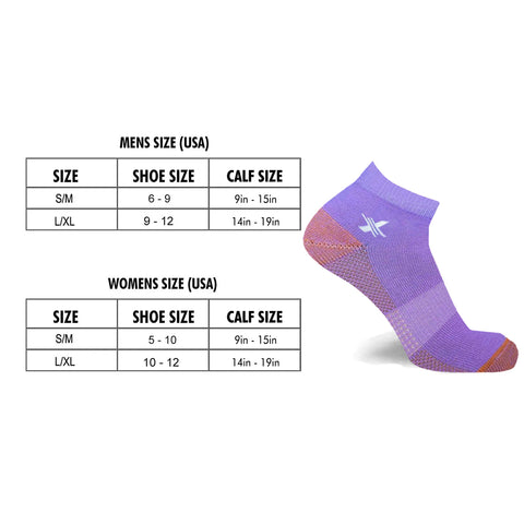 6-Pairs: Copper Compression Socks for Men & Women Circulation-Ankle Plantar Fasciitis Arch Support Socks