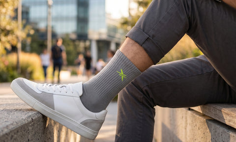 6-Pairs: Dri-tech Moisture Control Comfort Everyday Wear Crew Length Socks