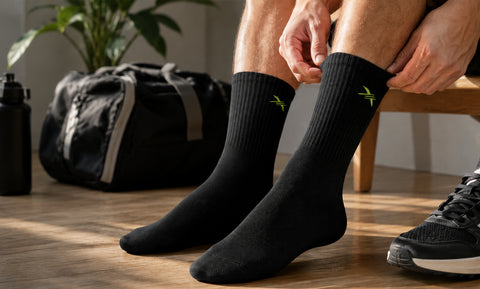 6-Pairs: Dri-tech Moisture Control Comfort Everyday Wear Crew Length Socks